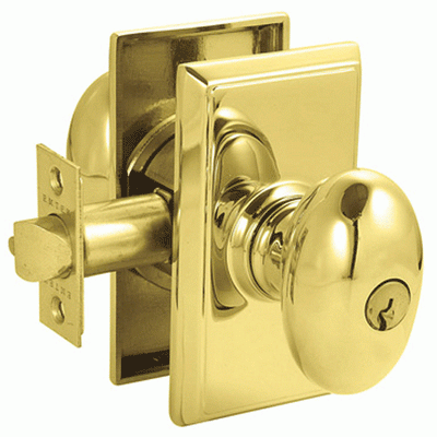 Antique Hardware Emtek Solid Brass Luzern Key In Door Lever with Square Rosette EMTEK DOOR KNOB