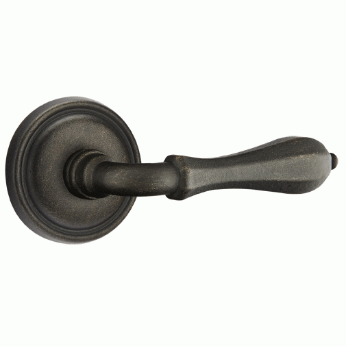 ##Antique Hardware## Solid Brass Lost Wax Octagon Lever With Regular Rosette