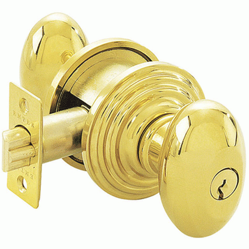 ##Antique Hardware## Solid Brass Key In Egg Door Knob Set With Regular Rosette