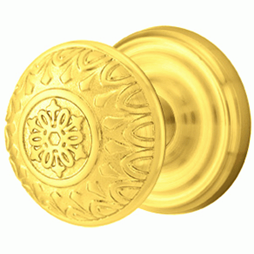 ##Antique Hardware## Solid Brass Lancaster Door Knob Set With Regular Rosette (Several Finish Options)