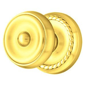 Antique Hardware Emtek Solid Brass Waverly Door Knob Set With Rope Rosette (Several Finish Options) EMTEK DOOR KNOB