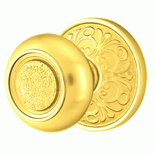 ##Antique Hardware## Solid Brass Belmont Door Knob Set With Lancaster Rosette (Several Finish Options)