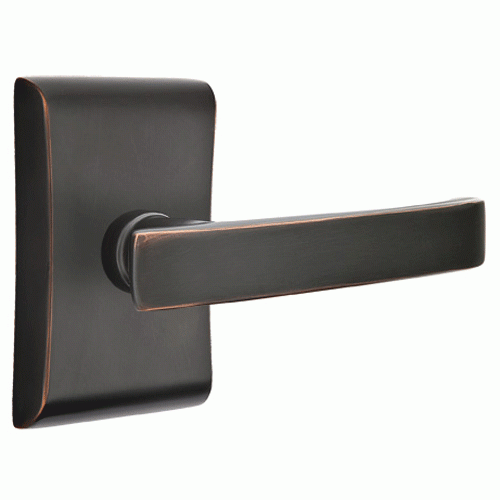 Antique Hardware Emtek Solid Brass Geneva Lever With Neos Rosette (Several Finish Options) EMTEK LEVER DOOR KNOB