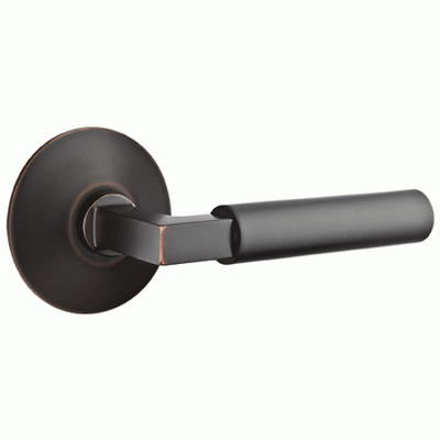 Antique Hardware Emtek Solid Brass Hercules Lever With Modern Rosette (Several Finish Options) EMTEK LEVER DOOR KNOB