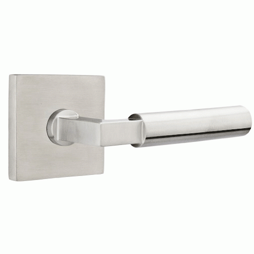 Antique Hardware Emtek Solid Brass Hercules Lever With Square Rosette (Many Finishes Available) EMTEK LEVER DOOR KNOB