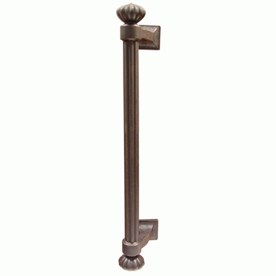 Antique Hardware 11 Inch Solid Brass Lost Wax Column Pull CABINET PULL