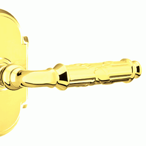 ##Antique Hardware## Solid Brass Ribbon & Reed Lever With # 8 Rosette (Many Finishes Available)