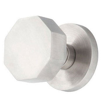 Antique Hardware Cast Stainless Steel Octagon Door Knob with Round Plate EMTEK DOOR KNOB