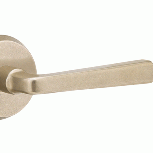 ##Antique Hardware## Sandcast Cimarron Lever With Disk Rosette