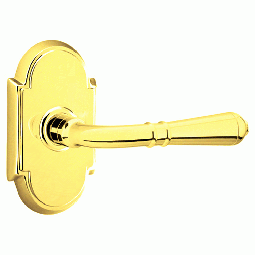 Antique Hardware Emtek Solid Brass Turino Lever With # 8 Rosette (Many Finishes Available) EMTEK LEVER DOOR KNOB