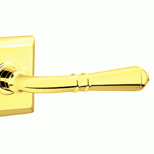 Antique Hardware Emtek Solid Brass Turino Lever With Quincy Rosette (Many Finishes Available) EMTEK LEVER DOOR KNOB