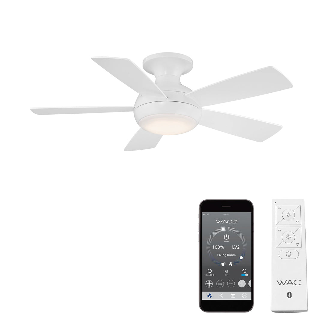 ##Antique Hardware## Odyssey 5-Blade Smart Flush Mount Ceiling Fan