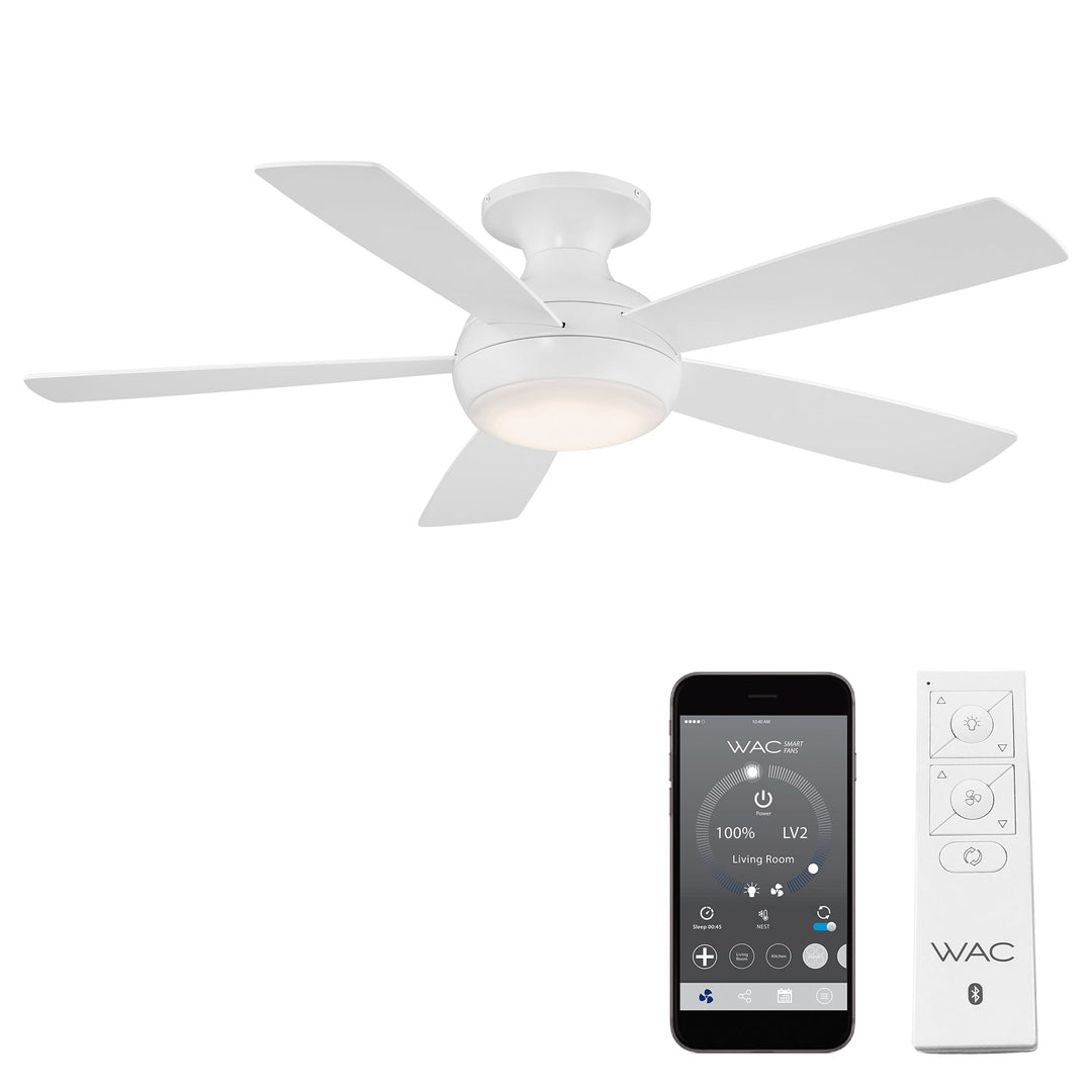 ##Antique Hardware## Odyssey 5-Blade Smart Flush Mount Ceiling Fan