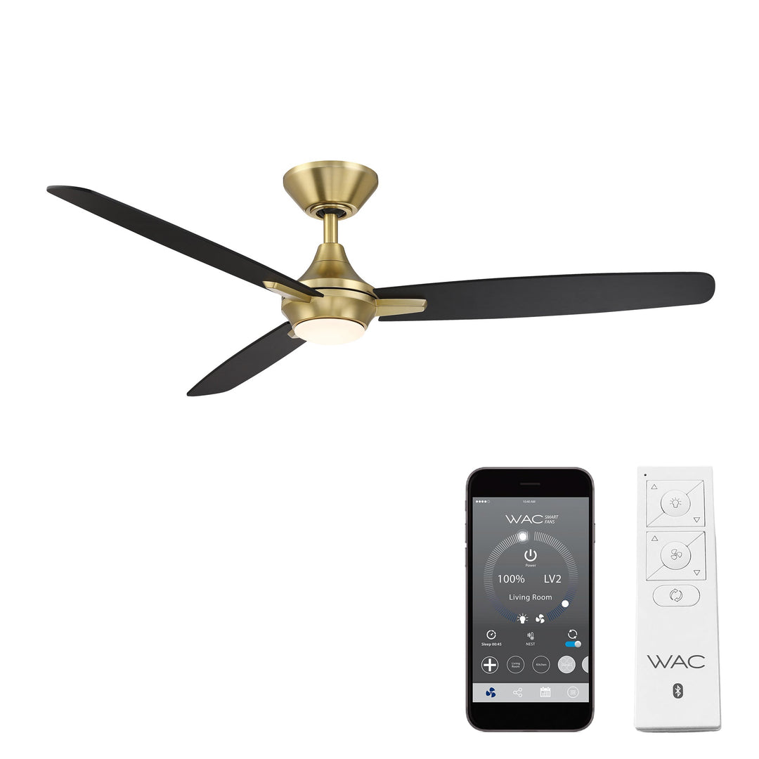 ##Antique Hardware## Blitzen 3-Blade LED Smart Ceiling Fan