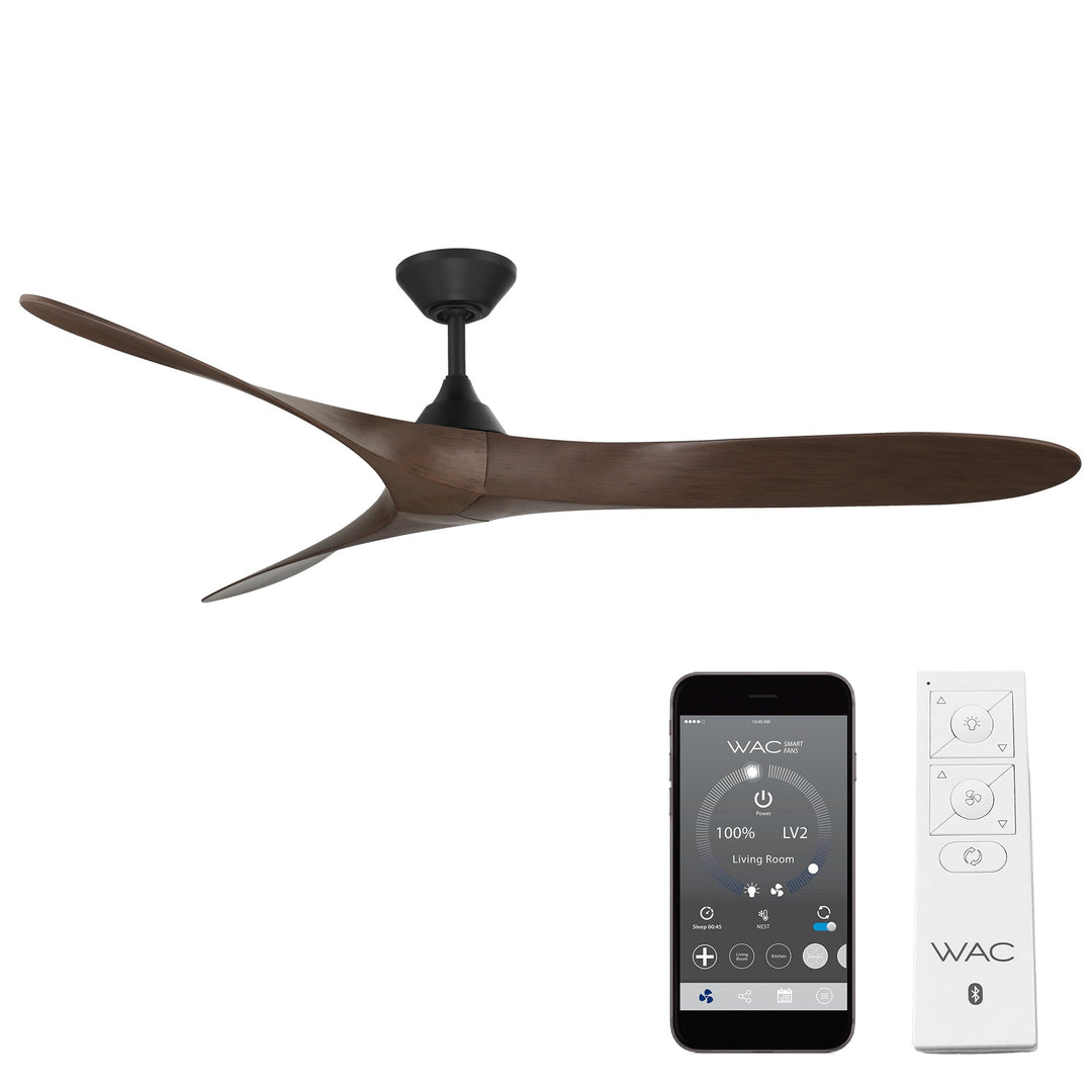 ##Antique Hardware## Malibu 3-Blade LED Smart Ceiling Fan