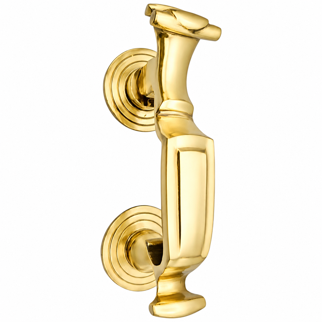 Traditional 6 1/2 Inch Brass Doctor's Door Knocker (Several Finishes Available)