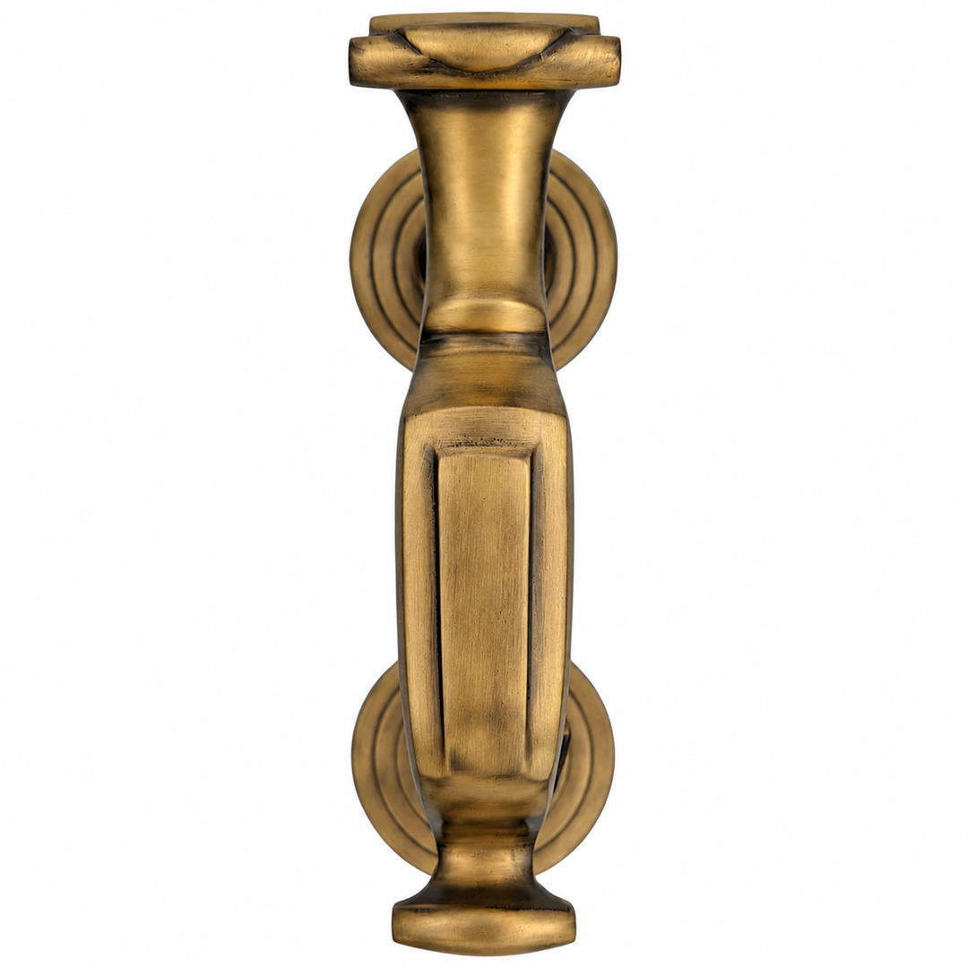 Traditional 6 1/2 Inch Brass Doctor's Door Knocker (Several Finishes Available)