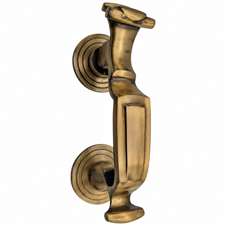 Traditional 6 1/2 Inch Brass Doctor's Door Knocker (Several Finishes Available)