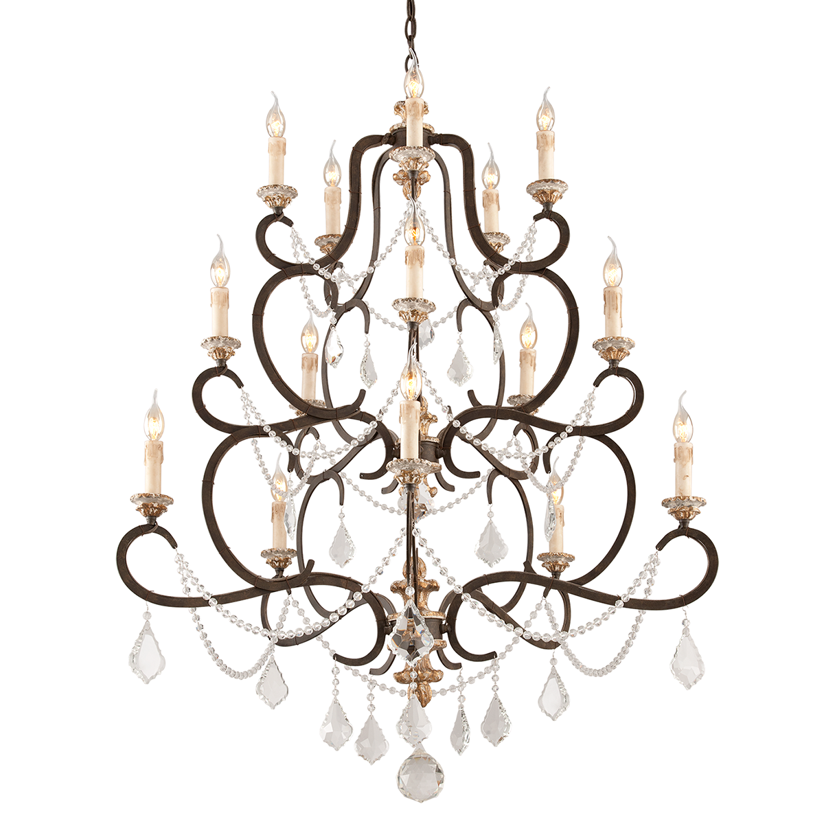 ##Antique Hardware## Bordeaux Chandelier