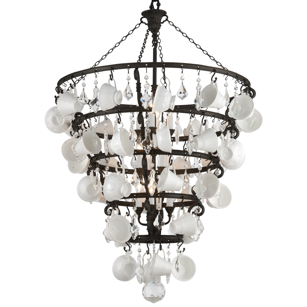 ##Antique Hardware## Barista Chandelier