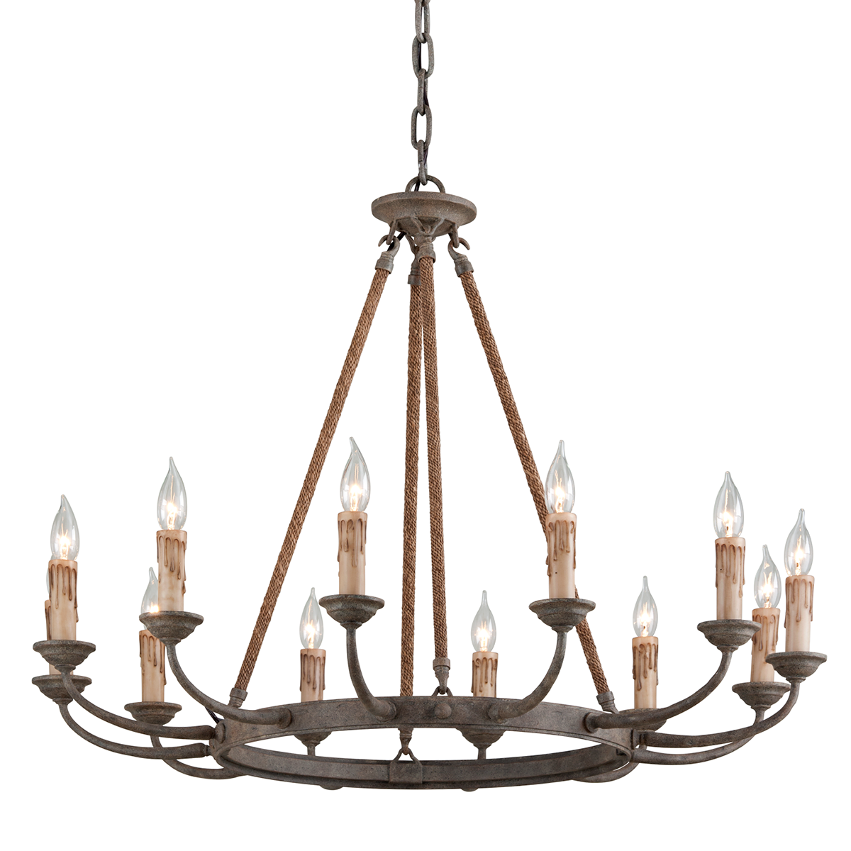 ##Antique Hardware## Cyrano Chandelier