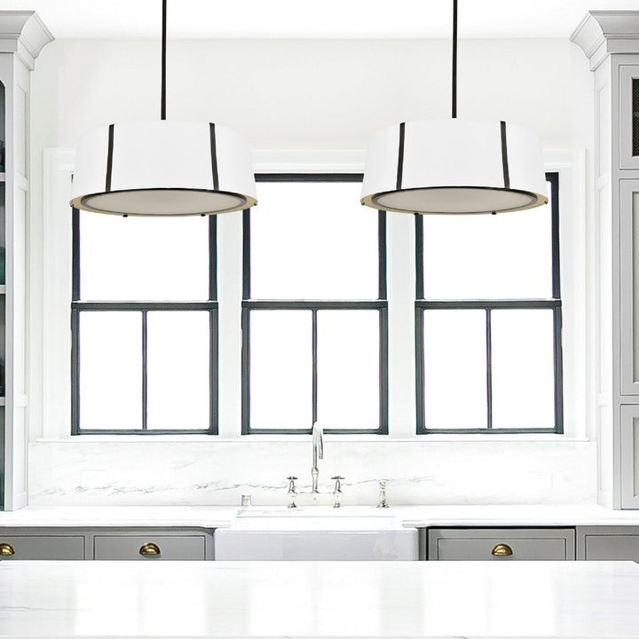 ##Antique Hardware## Fulton 6 Light Matte Black Chandelier