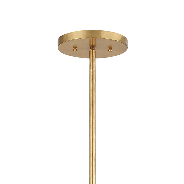 ##Antique Hardware## Fulton 6 Light Antique Gold Chandelier