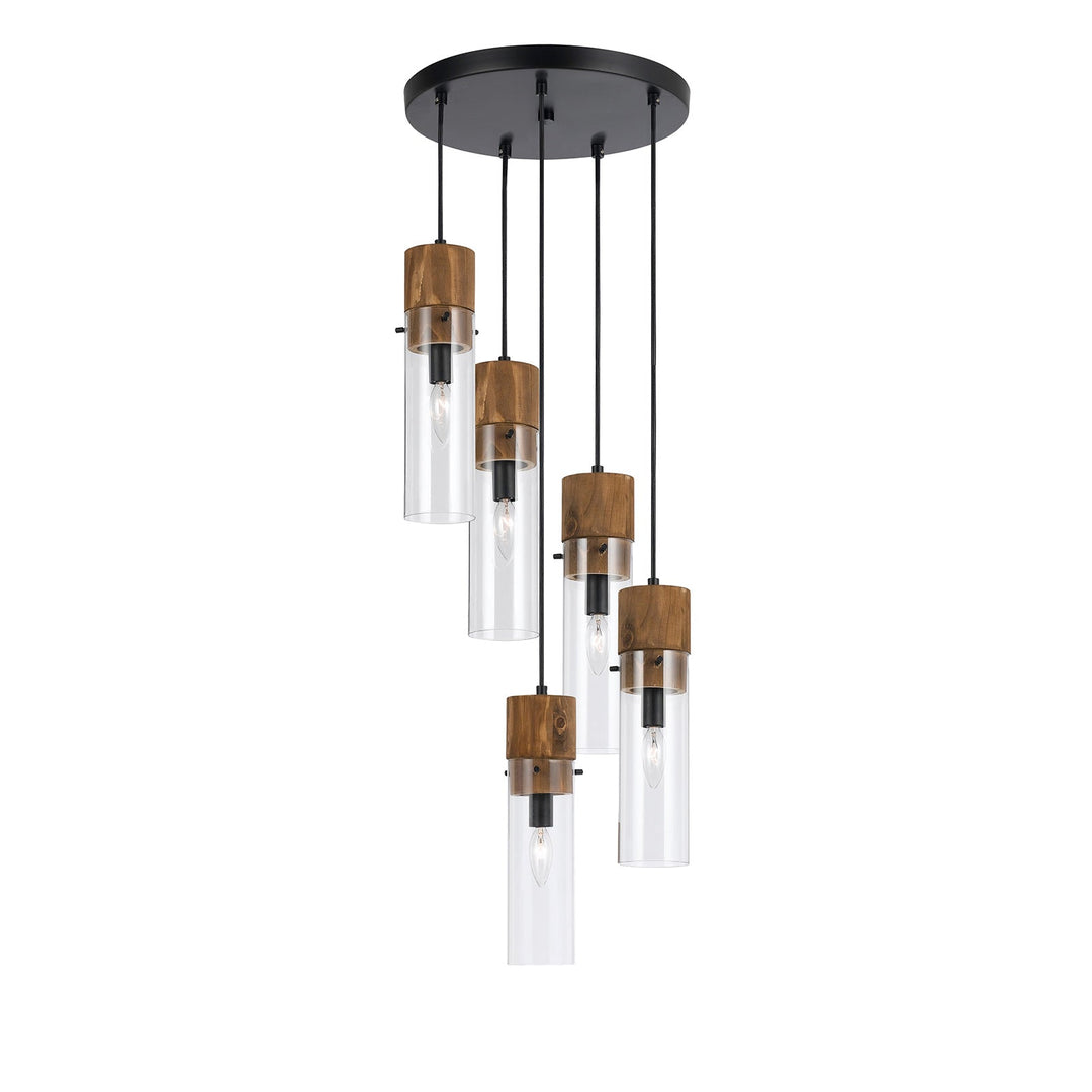 ##Antique Hardware## 60W X 5 SPHEROID GLASS PENDANT