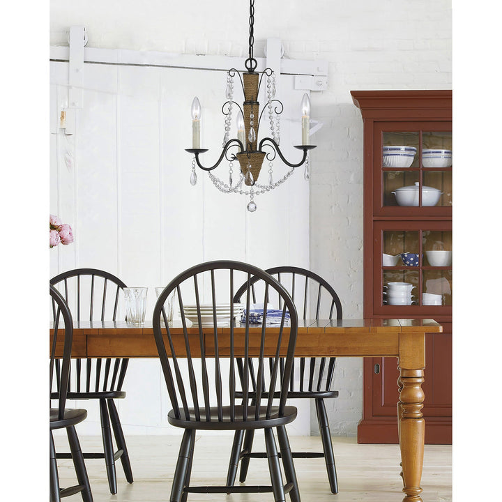 ##Antique Hardware## 60W X 3 ANTIGO CHANDELIER