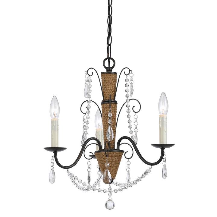 ##Antique Hardware## 60W X 3 ANTIGO CHANDELIER