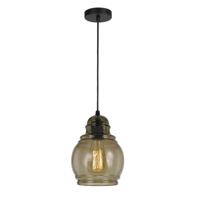 Antique Hardware 60W TERAMO RIPPLED GLASS PENDANT (EDISON BULB NOT INCLUDED) Pendant