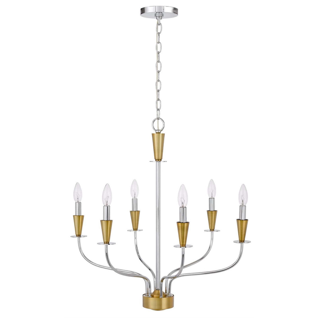 ##Antique Hardware## 60W X 4 WESTON METAL CHANDELIER