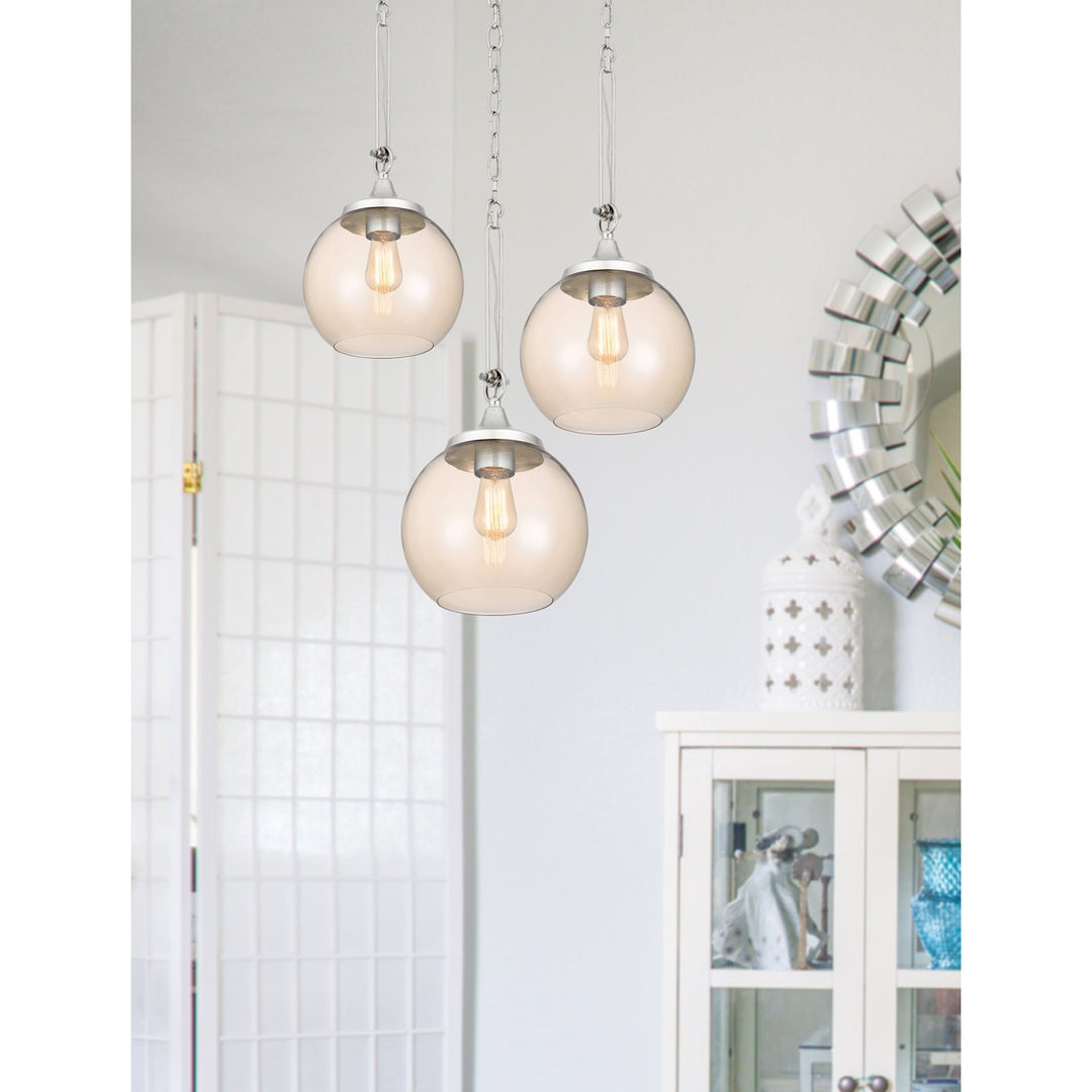 Antique Hardware 60W ROCHELLE GLASS PENDANT FIXTURE Pendant