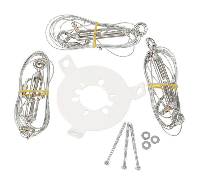 ##Antique Hardware## Guide Wire System in White