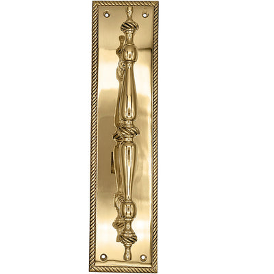 11 1/2 Inch Georgian Roped Style Door Pull (Several Finishes Available)