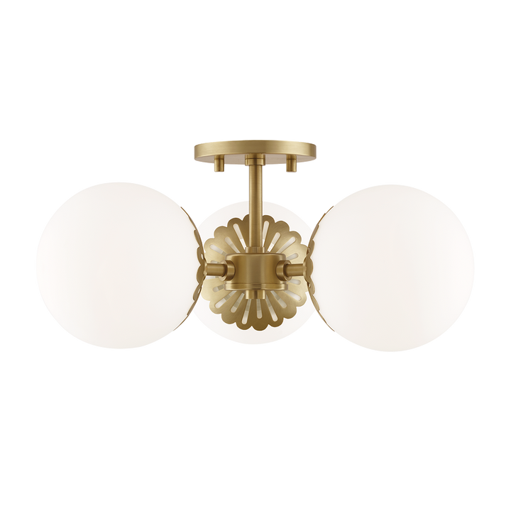 ##Antique Hardware## Paige Semi Flush