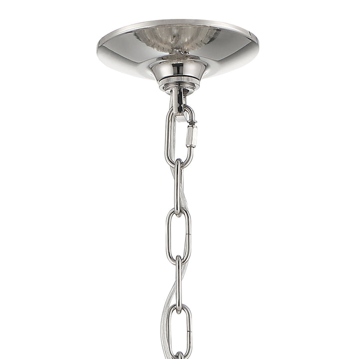 ##Antique Hardware## Hayes 16 Light Polished Nickel Chandelier