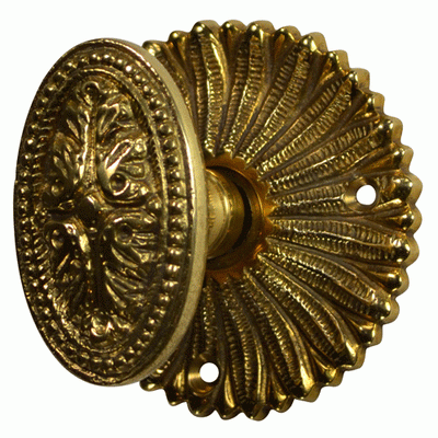 Antique Hardware French Provincial Rosette Door Set with Avalon Oval Door Knobs (Several Finishes Available) Door Knobs & Handles