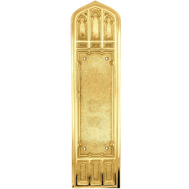 12 1/4 Inch Gothic Push Plate