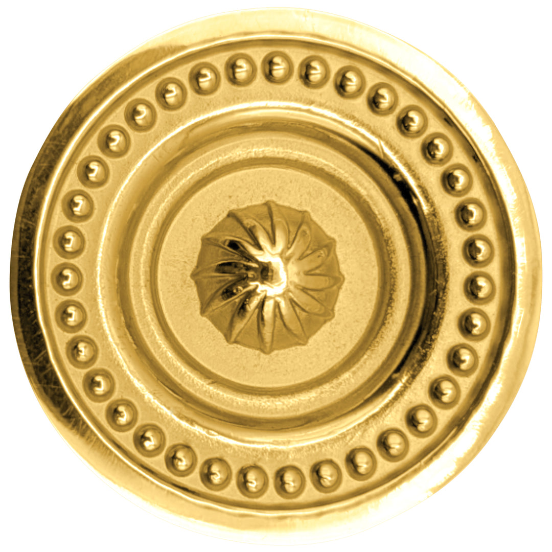 1 1/2 inch Beaded Imperial Cabinet Knob (Several Finishes Available)