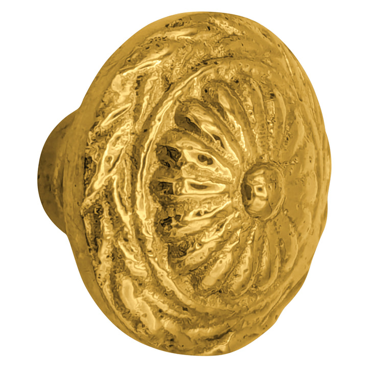 1 Inch Floral Cabinet Knob (Several Finishes Available)