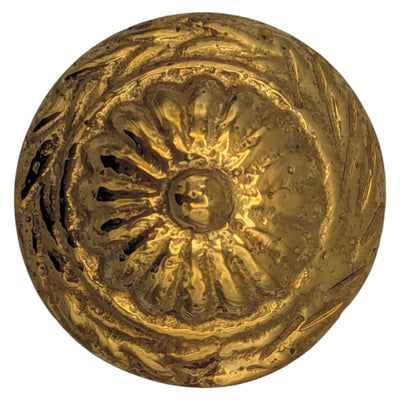 1 Inch Floral Cabinet Knob (Several Finishes Available)