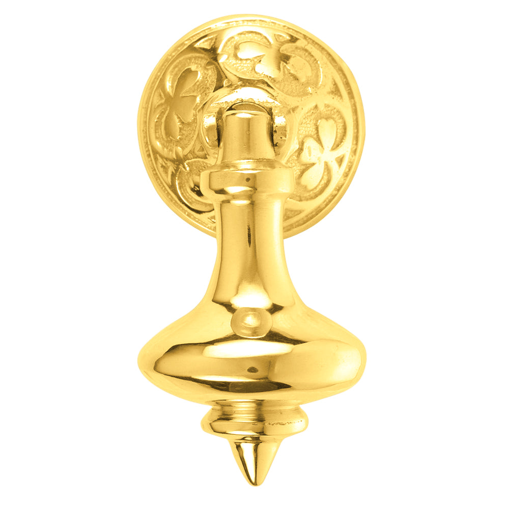 3 Inch Solid Brass Clover Drop Pull (Several Finishes Available)