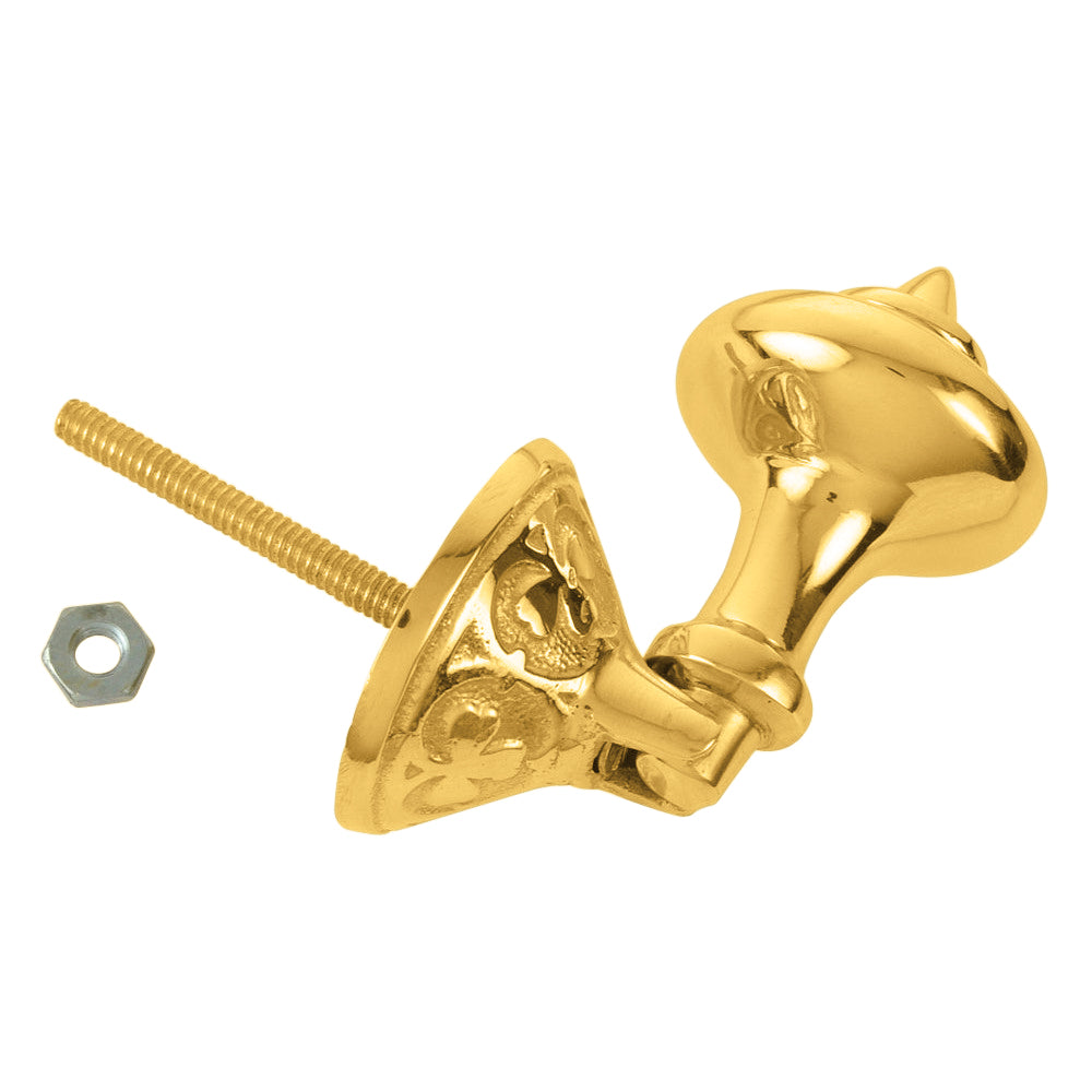 3 Inch Solid Brass Clover Drop Pull (Several Finishes Available)