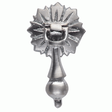 ##Antique Hardware## 1 7/8 Inch Floral Ring Pull (Several Finishes Available)