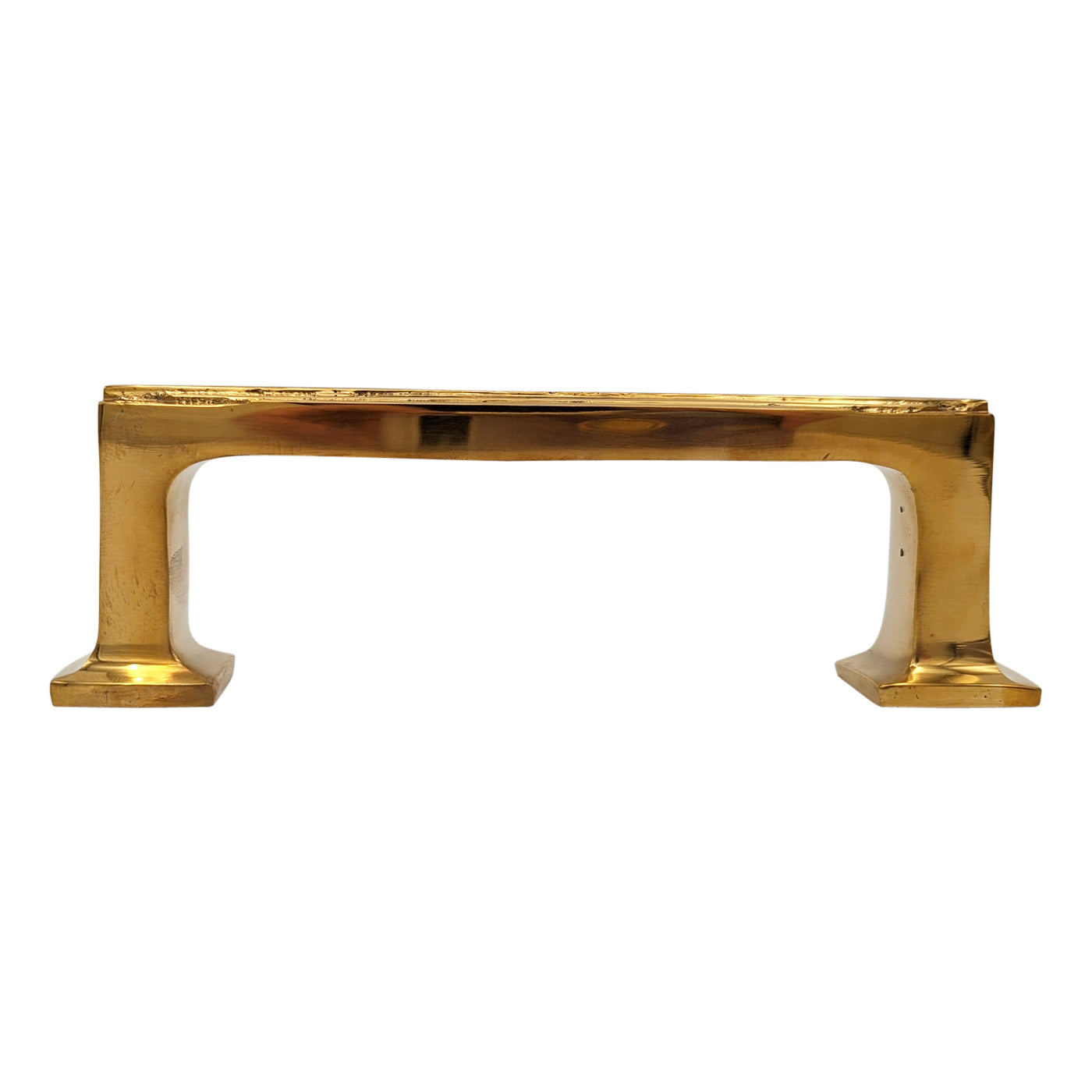 7 Inch Solid Brass Art Deco Skyscraper Pull (Several Finishes Available)