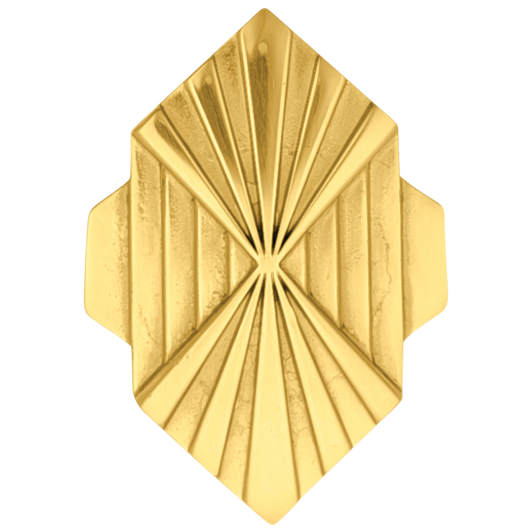 1 1/2 inch Moderne Deco Cabinet Knob (Several Finishes Available)