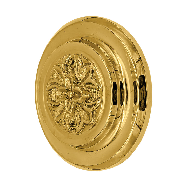3 3/8 Inch Fleur De Lis French Oversized Knob (Several Finishes Available)