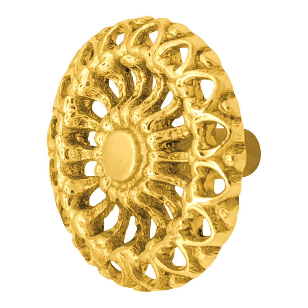 1 1/2 Inch Reticulated Cabinet Knob (Several Finishes Available)
