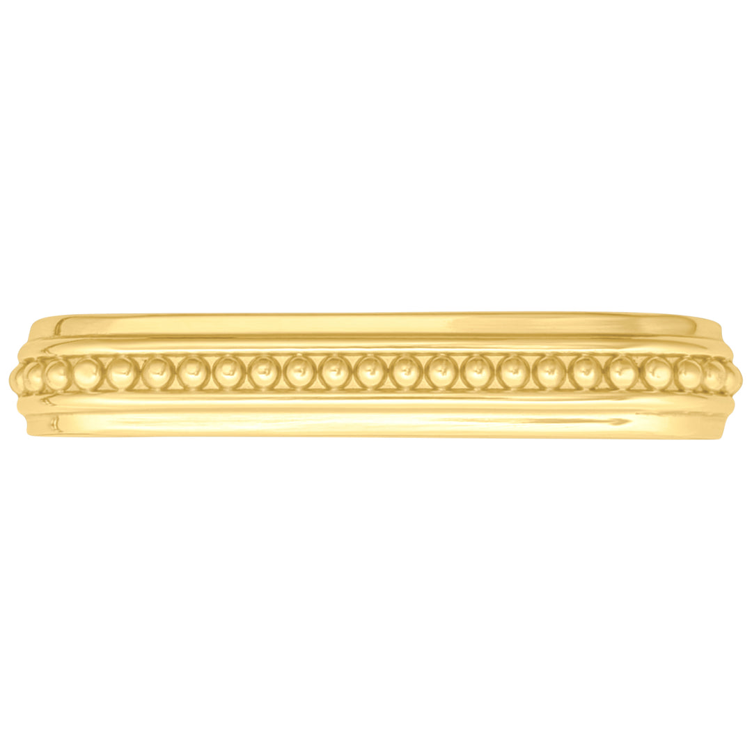3 1/2 inch Overall (3 inch C-C) Beaded Signature Cabinet Pull (Several Finishes Available)